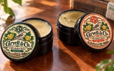 Two CBD Relief Balm Formulas From Carvell & Co.